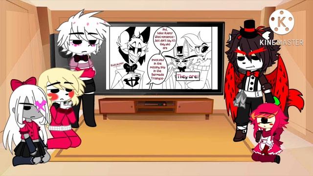 Hazbin hotel react to Alastor 2/? || Hazbin hotel || смотреть онлайн