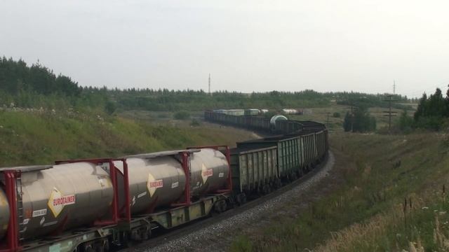 3ТЭ10M-1130 Менделеевск-Тойма [РЖД] увеличить количество оборотов :D смотреть онлайн