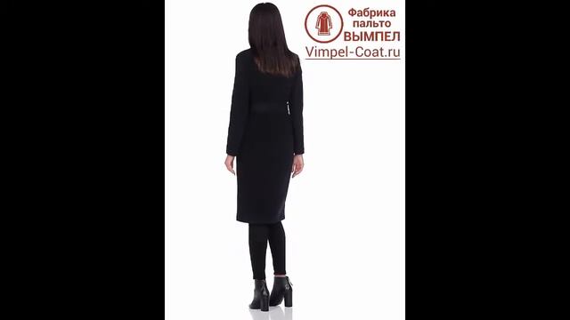 Женское демисезонное пальто HR-007 синего цвета смотреть онлайн