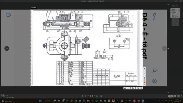 Khóa học AutoCAD cơ khí cơ bản - Buổi 1 | AutoCAD cơ khí смотреть онлайн
