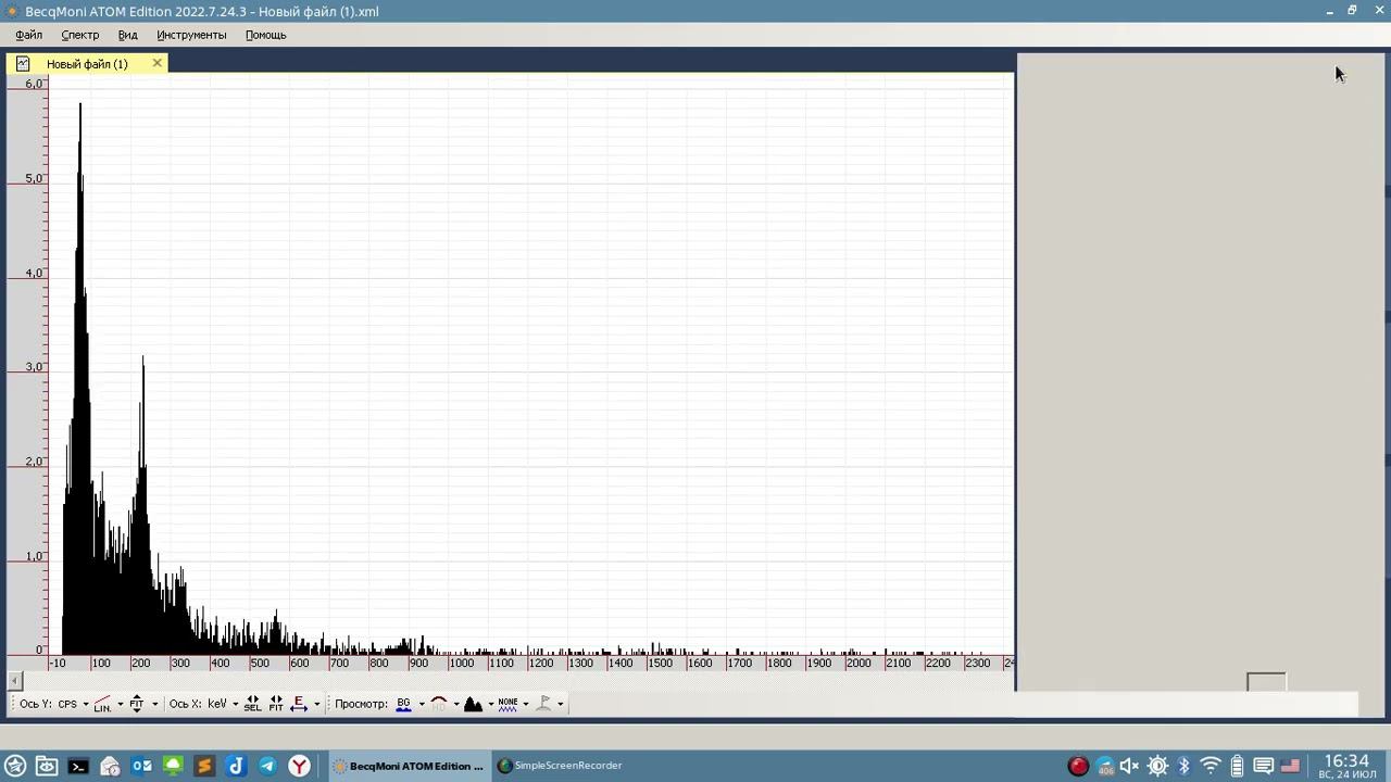 Astra Linux Audio Spectrometer + BecqMoni смотреть онлайн