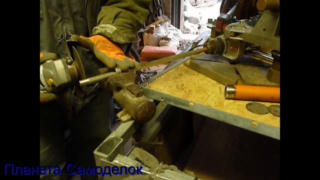 Токарные работы без токарного станка в домашних условиях смотреть онлайн