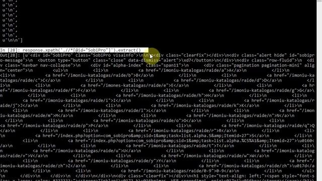CODING PYTHON SCRAPY SPIDER. UNEXPECTED LITHUANIAN LANGUAGE TEXT EXPORT ERROR. смотреть онлайн