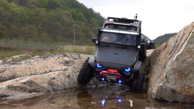 1/10 Scale SCX10-III Jeep Rubicon JL #8 | TRX-4 JK | Rock Crawling смотреть онлайн
