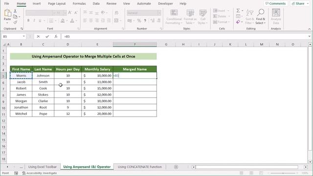 How to Merge Multiple Cells in Excel at Once смотреть онлайн