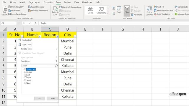 How To Add Filter in Excel, Excel में फ़िल्टर कैसे Add करें смотреть онлайн