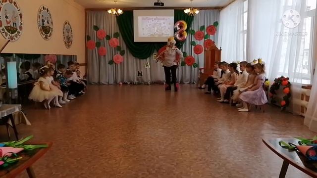 Праздник "8 Марта" в старшей группе. смотреть онлайн
