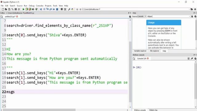 Whatsapp Automation in Python Reading messages смотреть онлайн