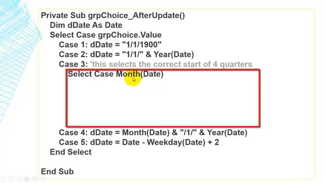 Using VBA to filter dates in an Access database смотреть онлайн