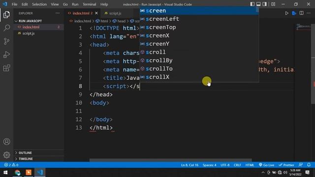 #05 Run Javascript File in Browser | JavaScript Course in Tamil (தமிழில்) | M R Kishore Kumar смотреть онлайн