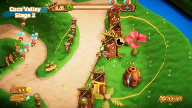 Coco Valley - Mayhem Perfect (Rainbows) - Stages 1-3 - Pixeljunk Monsters 2 смотреть онлайн