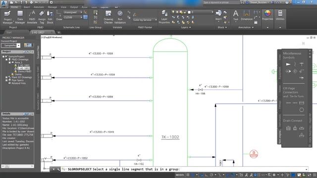 AutoCAD Plant 3D Grouping Lines смотреть онлайн