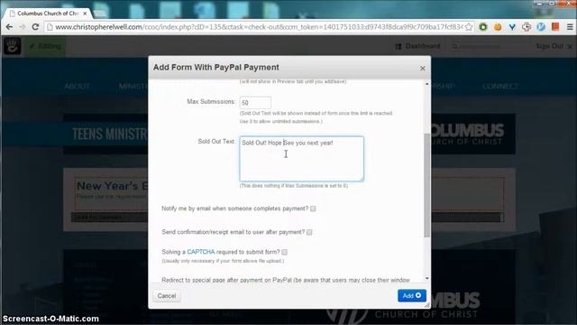 Forms with PayPal Payment v2.0.4 - Concrete5 Add-on смотреть онлайн