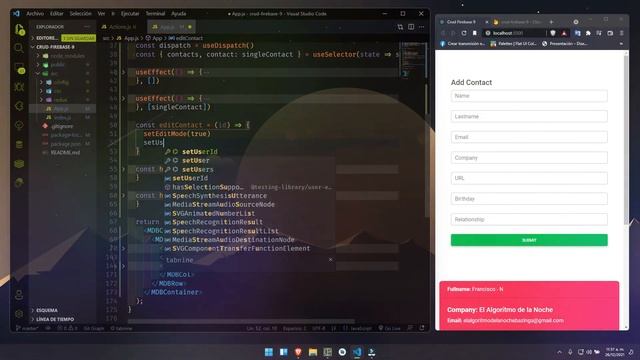 Crud Firebase V9 React ??proyecto de contacto | contact project? Update Firebase смотреть онлайн