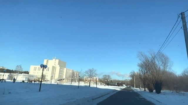 Продолжаем экскурсию по улицам Комсомольска на Амуре смотреть онлайн