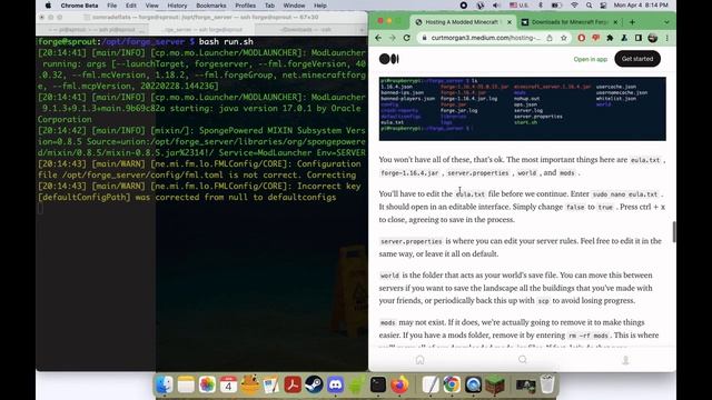 How to make a Minecraft Forge Server w/mods on Raspberry Pi! смотреть онлайн