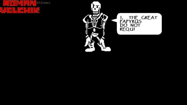 Disbelief Papyrus анимация на русском смотреть онлайн