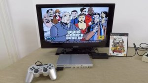 Игровая приставка Sony Playstation 2 (SCPH-70004, sn FC3957214)
