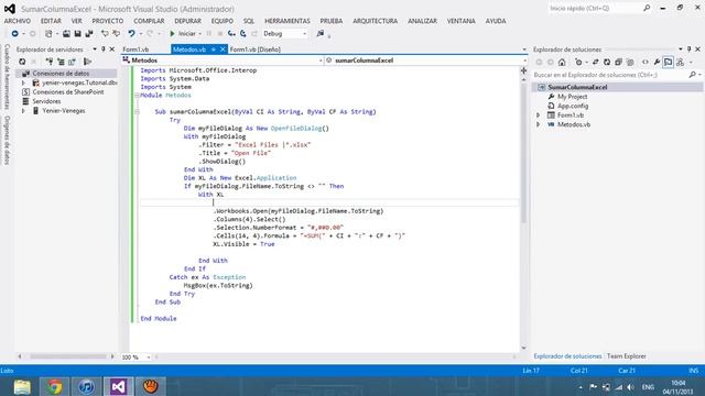 Sumar Columna de Excel desde Visual Studio смотреть онлайн