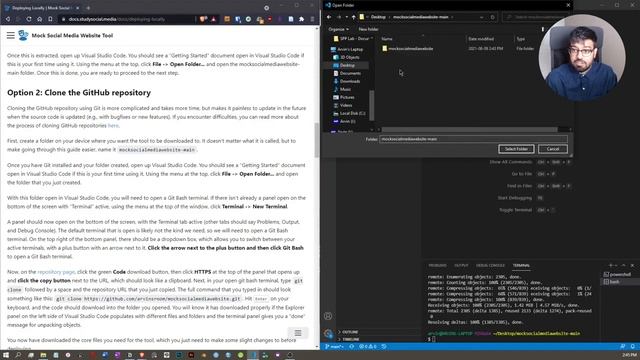 Deploying Locally (Mock Social Media Website Tool Tutorial) смотреть онлайн