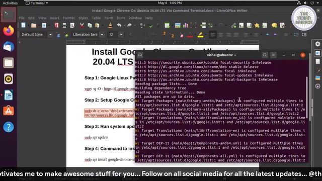 Install Google Chrome On Ubuntu 20.04 LTS (Focal Fossa) Via Command Terminal смотреть онлайн
