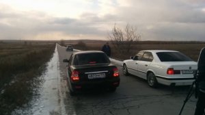 Приора против Бмв е34 не честная гонка