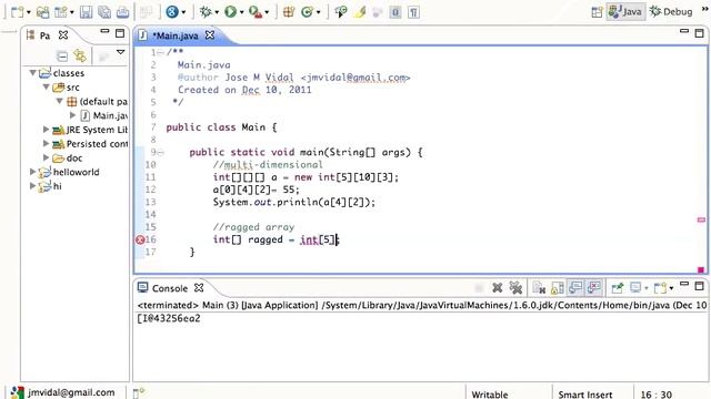 Java Multidimensional 2D Arrays Tutorial смотреть онлайн