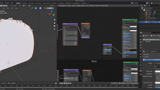 Make a Tasty Procedural Sushi with Geometry Nodes смотреть онлайн