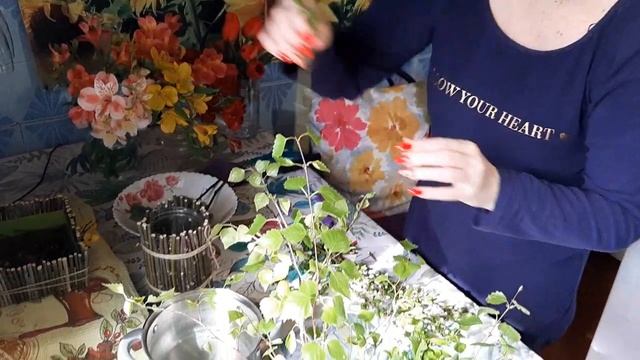 Мастер - класс "Цветочная композиция ко Дню Победы" смотреть онлайн