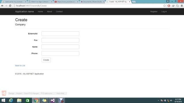 how to store data from ASP NET MVC app to RavenDB смотреть онлайн