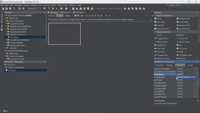 Java 8 | Netbeans 8.2 | Swing [ Asistido ] #02 смотреть онлайн