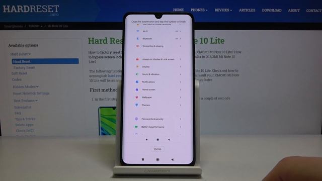 Screenshot XIAOMI Mi Note 10 Lite – Capture Screen смотреть онлайн