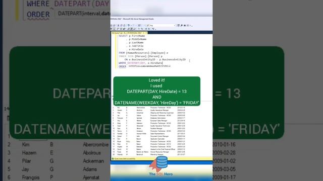 Date Types manipulation #sql #sqlserver #database #dba #data #dataengineer #dataanalytics #dev смотреть онлайн