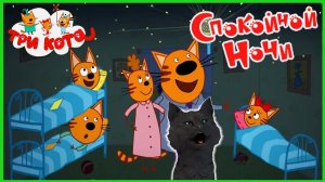 Три кота Сказки на ночь или Супер кот спокойной ночи ? Изучаем ночное небо ищем НЛО #2