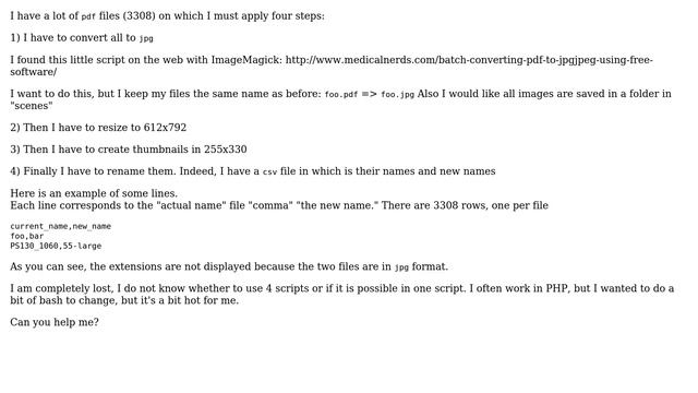 Convert pdf to jpg keeping the same name; resize & create thumbs then rename? смотреть онлайн
