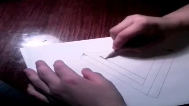 Рисунки карандашом. обман зрения смотреть онлайн