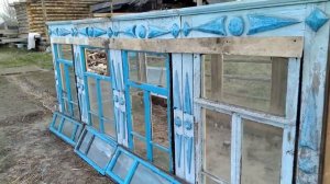 Теплица из старых окон своими руками