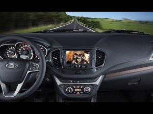 Как смотреть видео на ММС Lada Vesta во время поездки
