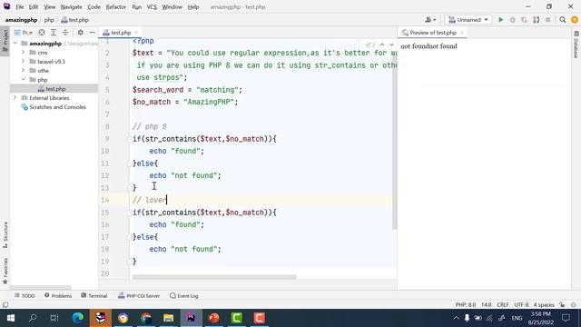 PHP bits: How do I check if a string contains a specific word? смотреть онлайн