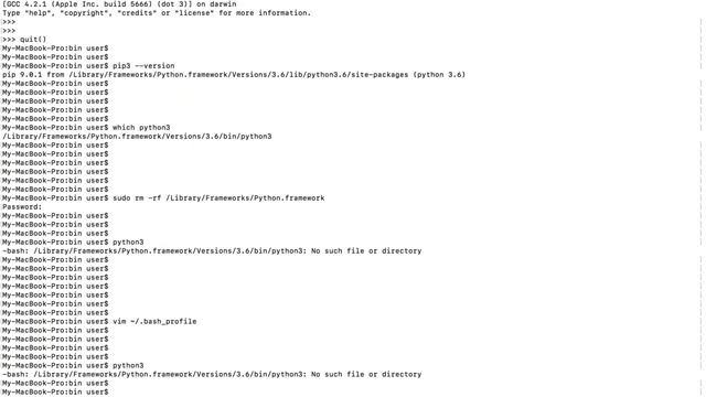 How to Uninstall Python 3.6 from Mac OS X смотреть онлайн