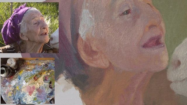 Пишем двойной портрет маслом часть 6 - Пишем ухо и рот - Юрий Клапоух смотреть онлайн