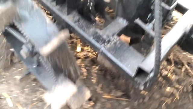 Посадка картофеля мотоблоком смотреть онлайн