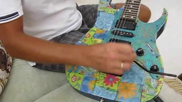 Декупаж электрогитары Ibanez смотреть онлайн