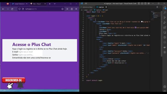 Login com Vite | React js | Tailwind CSS смотреть онлайн