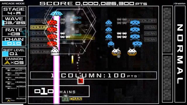 PC Space Invaders Extreme - Arcade Mode - Stage 4-A смотреть онлайн
