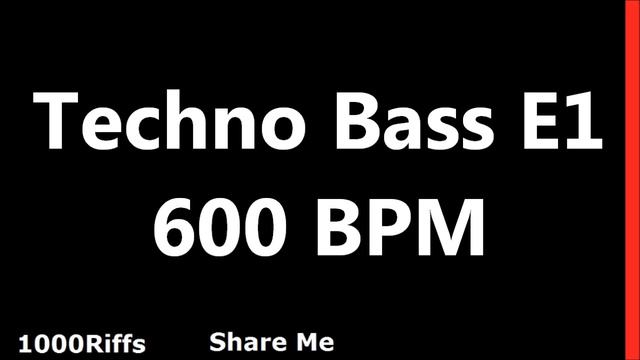Techno Bass E1 Metronome : 600 BPM смотреть онлайн
