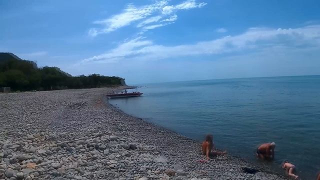 МАЛЫЙ УТРИШ ? МОРЕ Малого Утриша // Купание, ныряние с острогой, катер // 11 июня 2019 года смотреть онлайн
