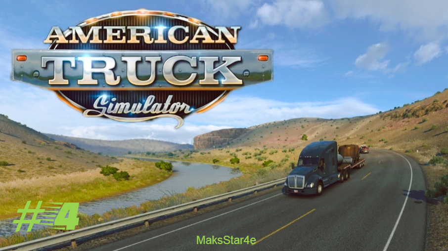 American Truck Simulator - #4 рейс Логан (UT) - Кламат-Фолс (OR) смотреть онлайн