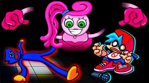 Хагги Вагги и его МАМА против Бойфренда во Friday Night Funkin' VS Mommy Long Legs | FNF mod