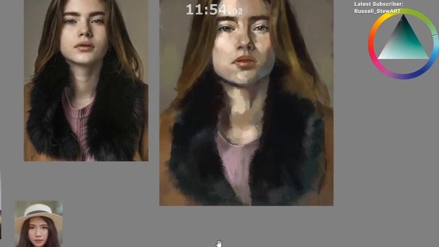 Painting pale skin in krita (part 3) смотреть онлайн